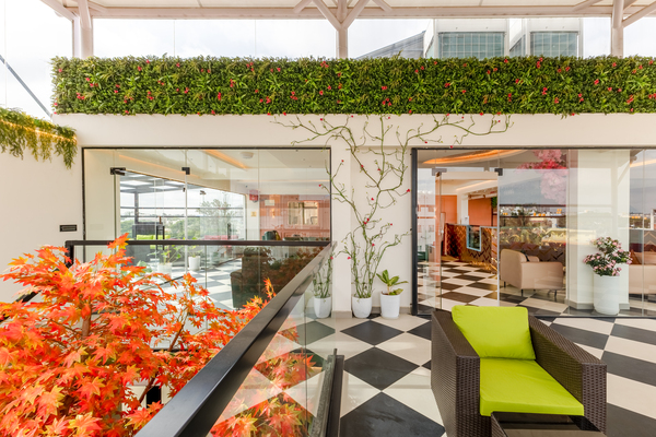 Banquet hall and event space at Hotel Paramos Meeds Madiwala