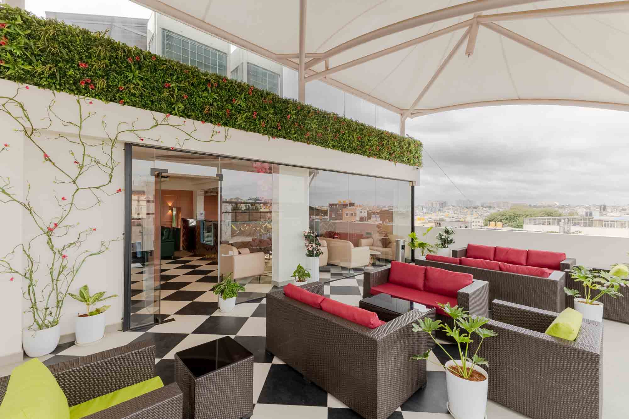 Pastries and desserts served at Cafe Luma Haus rooftop café