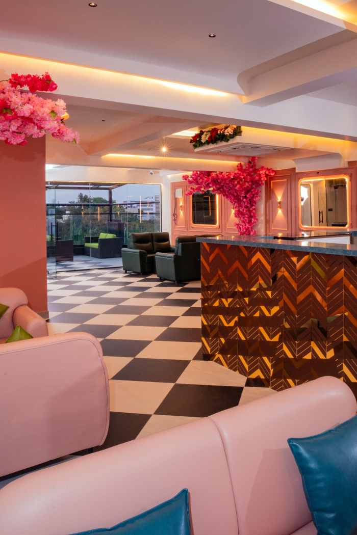 Rooftop café Luma Haus at Hotel Paramos Meeds in Madiwala