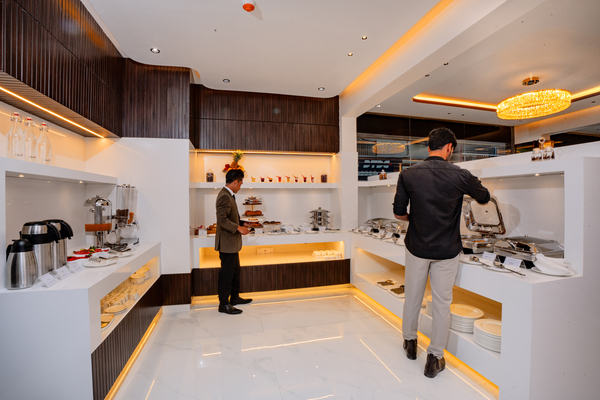 Hotel lobby at Paramos Meeds in Madiwala Bengaluru